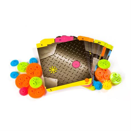 Игра-головоломка Fat Brain Toys Crankity Разноцветные шестерёнки (F140ML) - фото 3