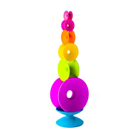 Пирамидка Fat Brain Toys Spoolz Цветные катушки (F181ML) - фото 2