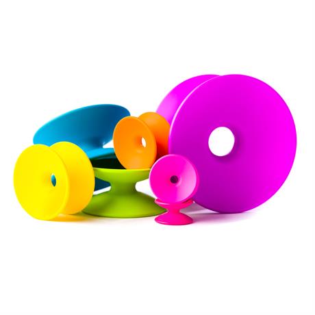 Пирамидка Fat Brain Toys Spoolz Цветные катушки (F181ML) - фото 3