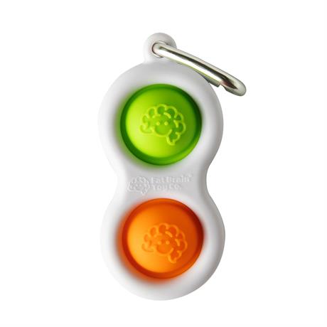 Тактильный антистресс-брелок Кнопки Fat Brain Toys Simpl Dimpl 4 цвета в ассорт.  (F2111ML) - фото 2