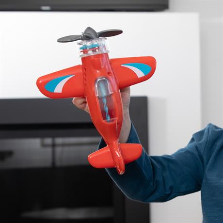 Іграшковий літак Fat Brain Toys Крутись пропелер Playviator червоний (F2261ML) - фото 7