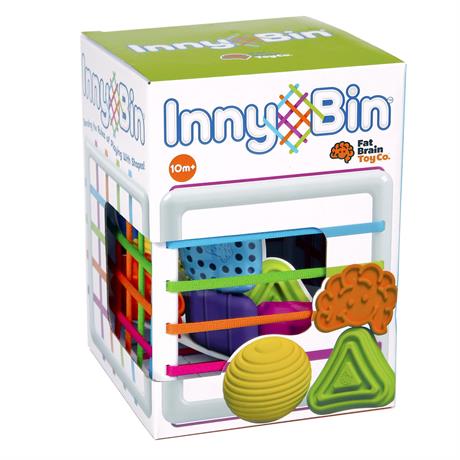Сортер-куб со стенками-шнурочками Fat Brain Toys InnyBin  (F251ML) - фото 1