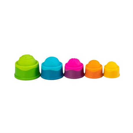 Пірамідка Fat Brain Toys dimpl stack Чашки (F293ML) - фото 2