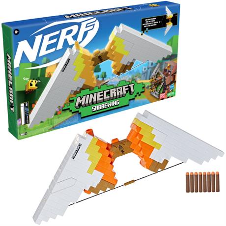 Игрушечный лук Nerf Майнкрафт Сабревинг (F4733) - фото 0