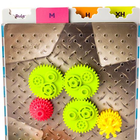 Гра-головоломка Fat Brain Toys Crankity Різнокольорові шестерні (FA140-1) - фото 4