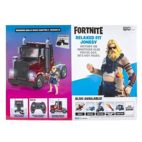 Машинка на радиоуправлении Fortnite Тягач с фигуркой Джонси 10 см (FNT0733) - фото 0
