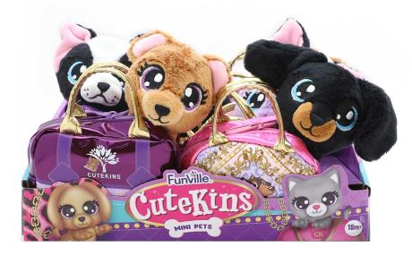 Мягкая игрушка Cutekins Домашние животные в сумочках Единорог 10 см (FV35061-3) - фото 1