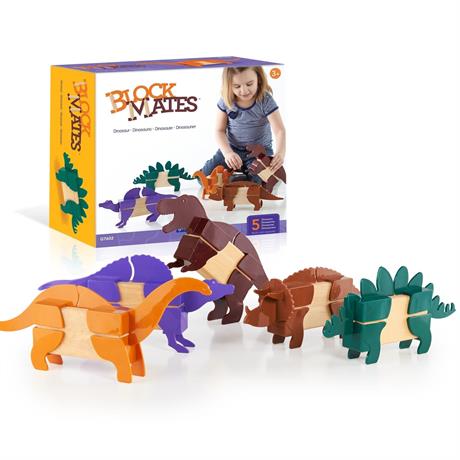 Игровой набор Guidecraft Block Mates Динозавры (без блоков) (G7602) - фото 0