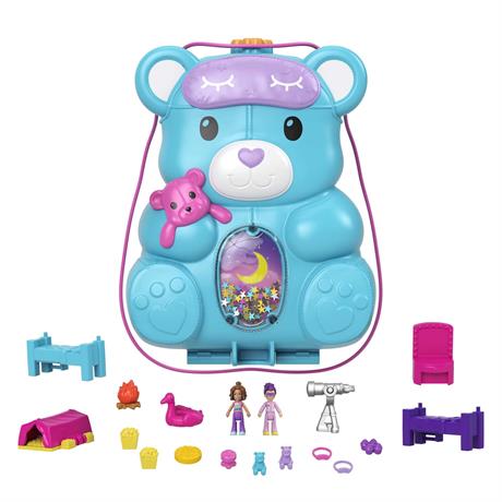 Игровой набор-сумка Polly Pocket Удивительный мир Медвежонок (GKJ63-HGC39) - фото 1