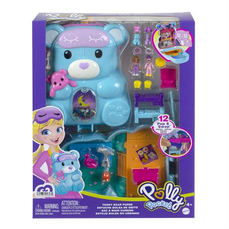 Игровой набор-сумка Polly Pocket Удивительный мир Медвежонок (GKJ63-HGC39) - фото 3