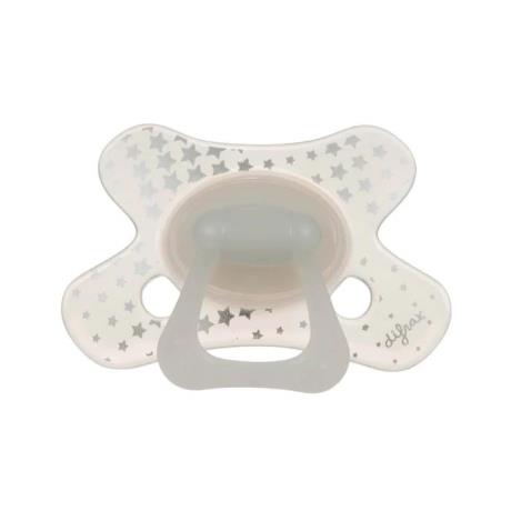 Пустушка силіконова Difrax Dental Night світиться у темряві з 6 міс. (GL800) - фото 0