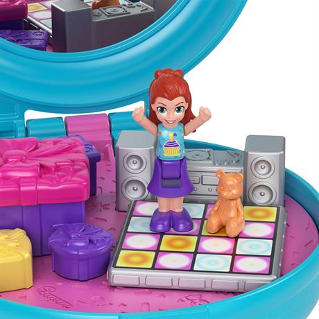 Игровой набор Polly Pocket Тематические прически голубой (GVM22-GVM24) - фото 4