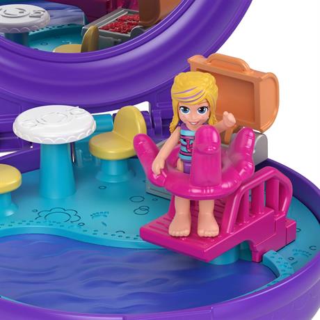 Игровой набор Polly Pocket Тематические прически фиолетовый (GVM22-GVM23) - фото 1