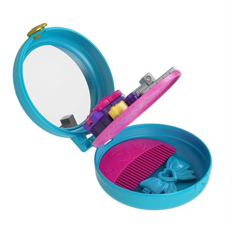 Игровой набор Polly Pocket Тематические прически голубой (GVM22-GVM24) - фото 3