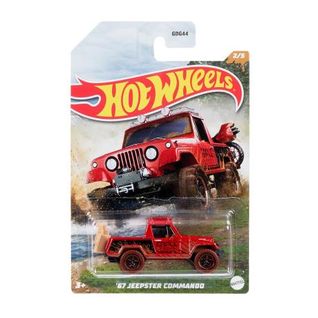 Машинка Hot Wheels Підкорювачі бездоріжжя 67 Jeepster Commando (HFW36-HDH08) - фото 1