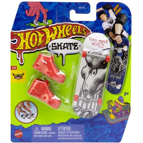 Игровой набор Hot Wheels Фингерборд и обувь для пальцев Skeletos (HGT46-S) - фото 2
