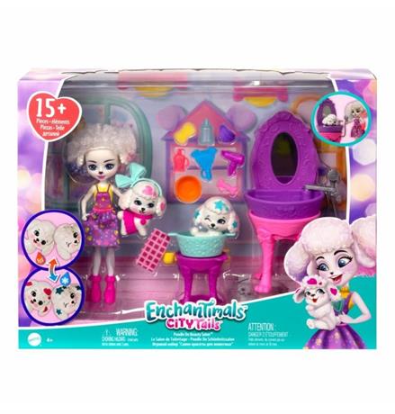Игровой набор Enchantimals Салон красоты белого пуделя (HHC20) - фото 0