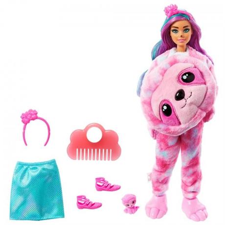Кукла Barbie Cutie Reveal Милый ленивец 29 см (HJL59) - фото 3