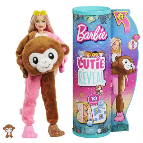 Кукла Barbie Cutie Reveal Друзья из джунглей Обезьянка (HKR01) - фото 2