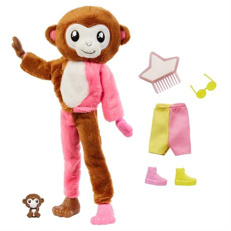 Кукла Barbie Cutie Reveal Друзья из джунглей Обезьянка (HKR01) - фото 4