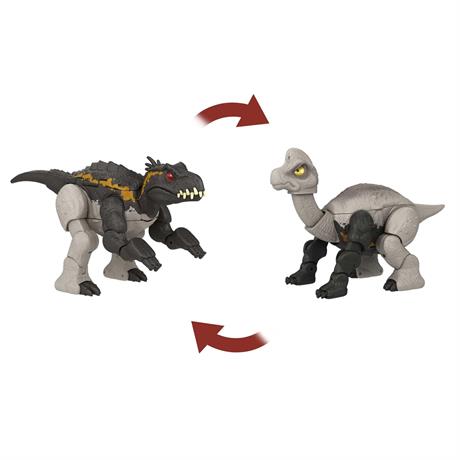 Ігрова фігурка Jurassic World Діно-трансформер з фільму Світ Юрського періоду Індораптор-Брахіозавр (HPD33-HPD35) - фото 3