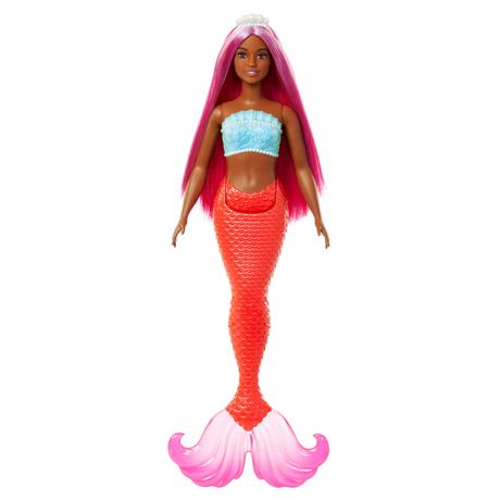 Лялька Barbie Дрімтопія Кольоровий мікс Русалонька помаранчевий (HRR02-HRR04) - фото 0