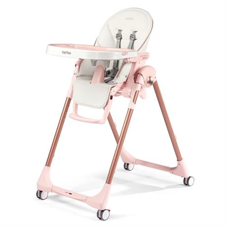 Стульчик для кормления Peg-Perego Prima Pappa Follow Me розовое золото (IH01000000BL00) - фото 0