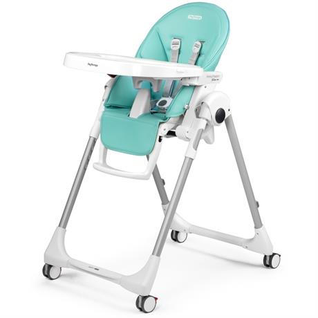 Стульчик для кормления Peg-Perego Prima Pappa Follow Me бирюзовый (IH01000000BL91) - фото 0