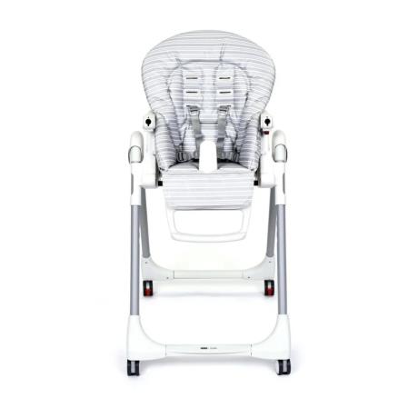 Стульчик для кормления Peg-Perego Prima Pappa Follow Me серый в полоску (IH01000000RIG56) - фото 1
