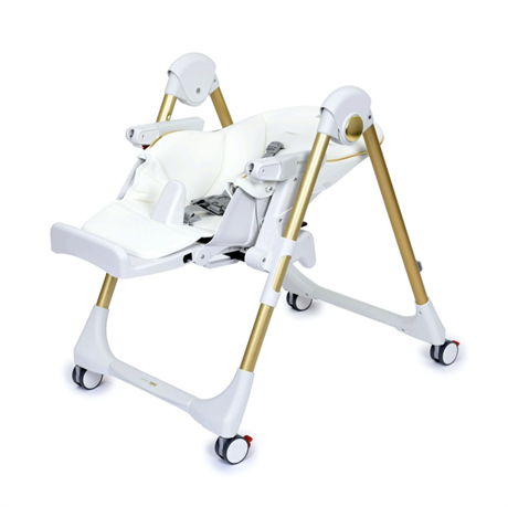 Стульчик для кормления Peg-Perego Prima Pappa Follow Me белый с золотистым (IH01000001BL00) - фото 6