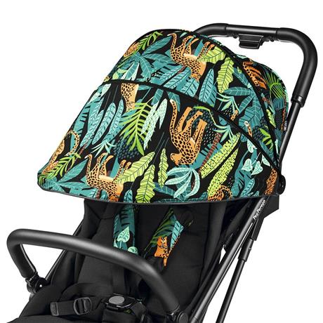 Дитяча коляска Peg-Perego Selfie чорний з тропічним малюнком (IP22000000JL24RO01) - фото 3