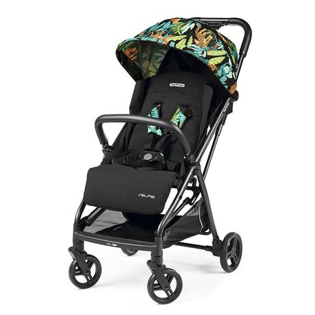 Дитяча коляска Peg-Perego Selfie чорний з тропічним малюнком (IP22000000JL24RO01) - фото 0
