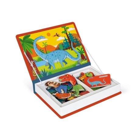 Магнітна книга Janod Динозаври 40 ел. (J02590) - фото 0