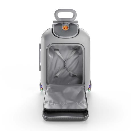 Дитяча валіза-каталка Kinderkraft Cabby Grey (KACABB00GRY0000) - фото 4