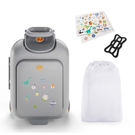 Дитяча валіза-каталка Kinderkraft Cabby Grey (KACABB00GRY0000) - фото 7
