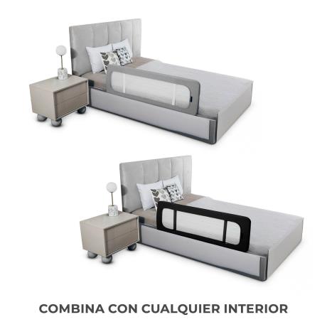 Захисний бортик для ліжка Kinderkraft Guard and Dream Grey (KAGUDR00BLK0000) - фото 3