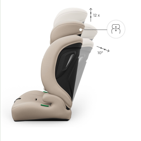 Автокрісло Kinderkraft Comfort Up 2 Plus i-Size Beige (KCCOUP02BEGPL00) - фото 9
