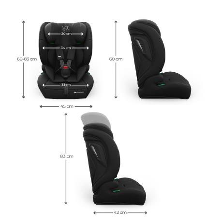 Автокрісло Kinderkraft Comfort Up 2 Plus i-Size чорний (KCCOUP02BLKPL00) - фото 9