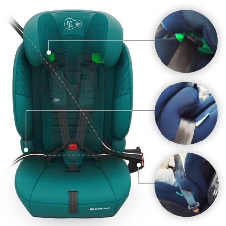 Автокрісло Kinderkraft Comfort Up 2 Plus i-Size зелений (KCCOUP02GREPL00) - фото 8