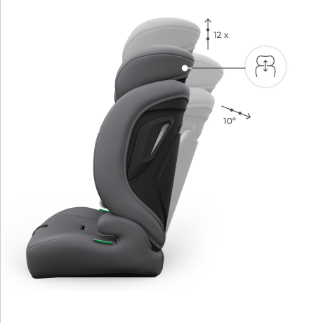 Автокрісло Kinderkraft Comfort Up 2 Plus i-Size сірий (KCCOUP02GRYPL00) - фото 4