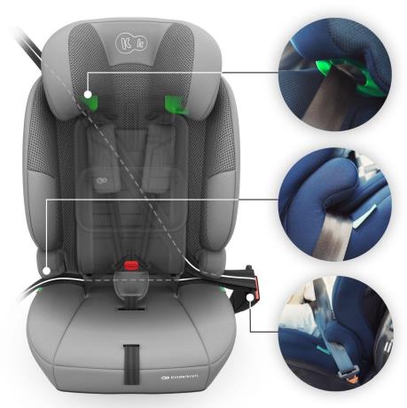 Автокрісло Kinderkraft Comfort Up 2 Plus i-Size сірий (KCCOUP02GRYPL00) - фото 0