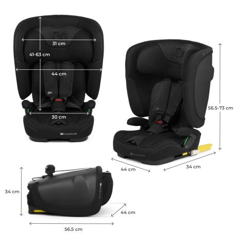 Автокрісло Kinderkraft Fix2Go i-Size Black (KCFI2GO0BLK0000) - фото 13