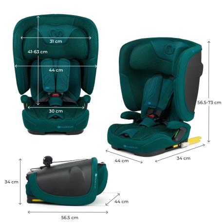 Автокрісло Kinderkraft Fix2Go i-Size Green (KCFI2GO0GRE0000) - фото 12
