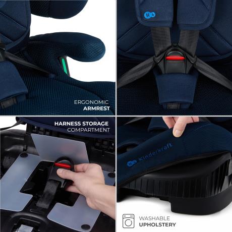 Автокрісло Kinderkraft Fix2Go i-Size Navy (KCFI2GO0NAV0000) - фото 13