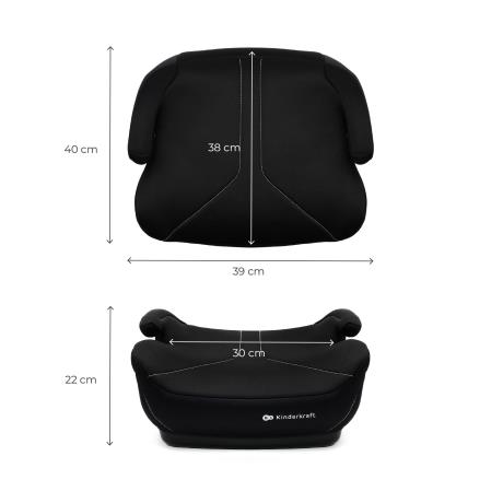 Автокрісло-бустер Kinderkraft i-Boost 2 Black (KCIBOO02BLK0000) - фото 2