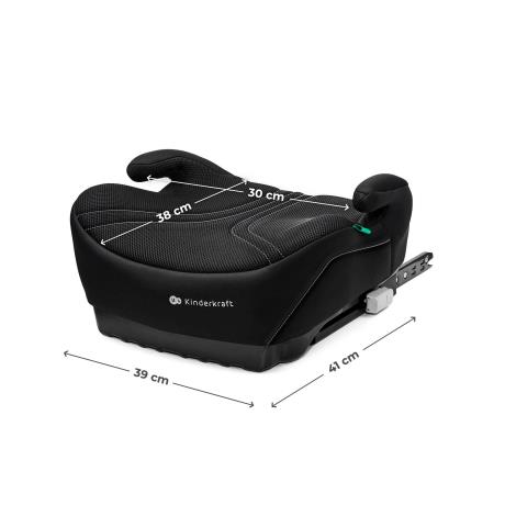 Автокрісло-бустер Kinderkraft i-Boost 2 Pro Black (KCIBOO02BLKPR00) - фото 1