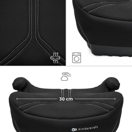 Автокрісло-бустер Kinderkraft i-Boost 2 Pro Black (KCIBOO02BLKPR00) - фото 2