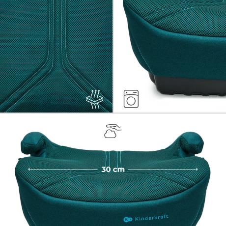 Автокрісло-бустер Kinderkraft i-Boost 2 Pro Green (KCIBOO02GREPR00) - фото 2