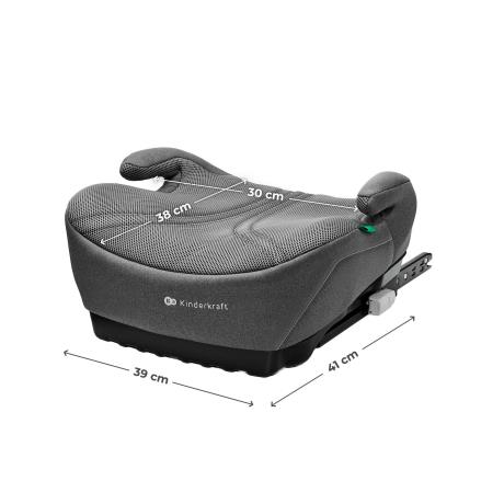 Автокрісло-бустер Kinderkraft i-Boost 2 Pro Gray (KCIBOO02GRYPR00) - фото 1