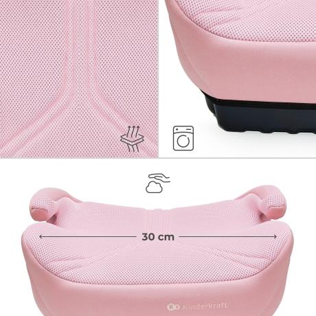 Автокрісло-бустер Kinderkraft i-Boost 2 Pro Pink (KCIBOO02PNKPR00) - фото 2
